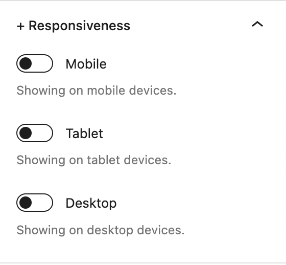 FSE Responsiveness Tool Added to Blocks (custom coded by WLC)