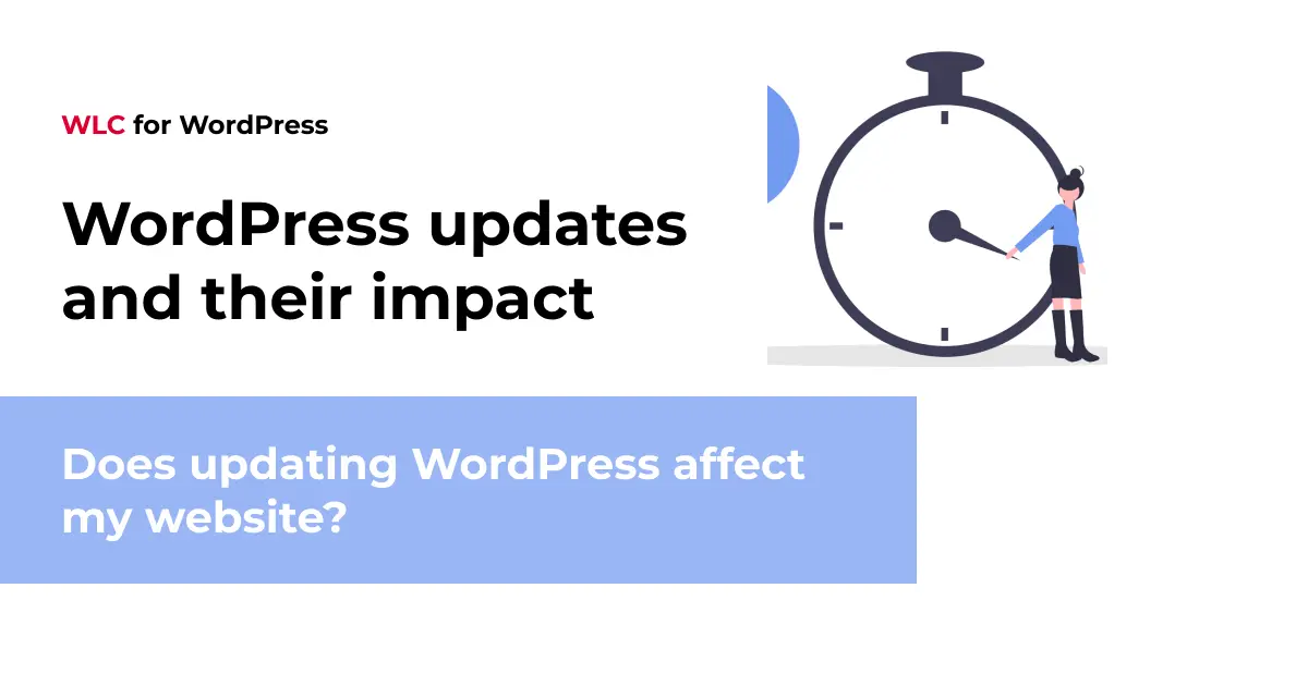 Does updating WordPress affect my website