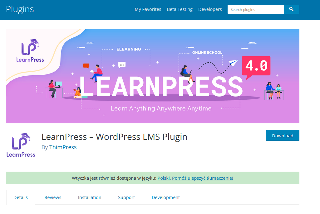 LearnPress – a free and comprehensive LMS WordPre