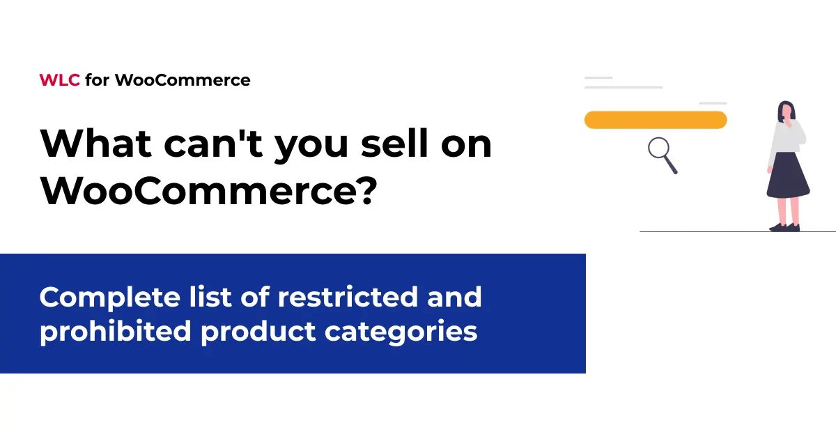 What can't you sell on WooCommerce