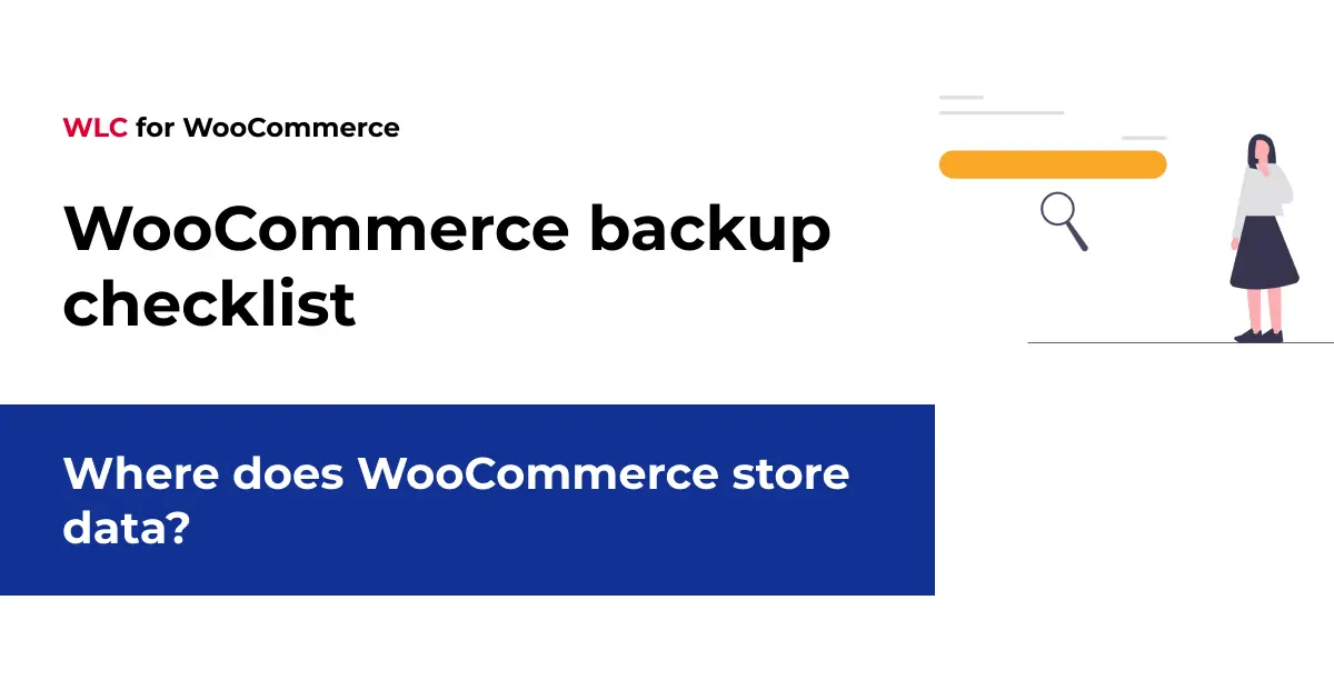 Where does WooCommerce store data