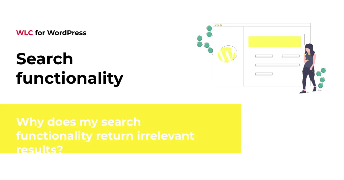 Why does my search functionality return irrelevant results