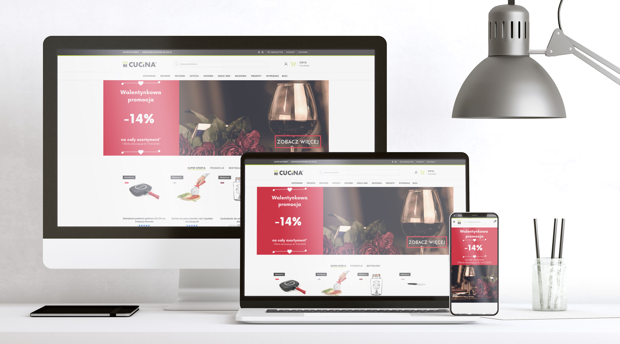 ReCUCINA e-commerce shop development